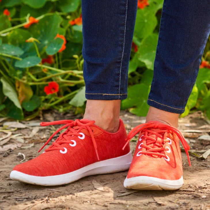 Women's Lace-Ups Coral - Clearance - Image 6