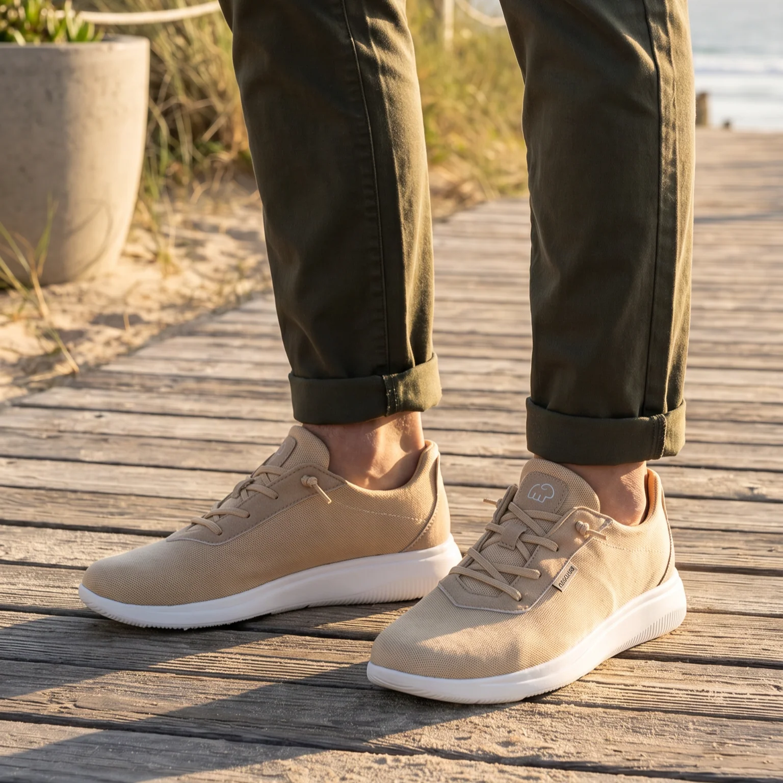 Men's Signature Lace-Ups Light Tan - Image 6