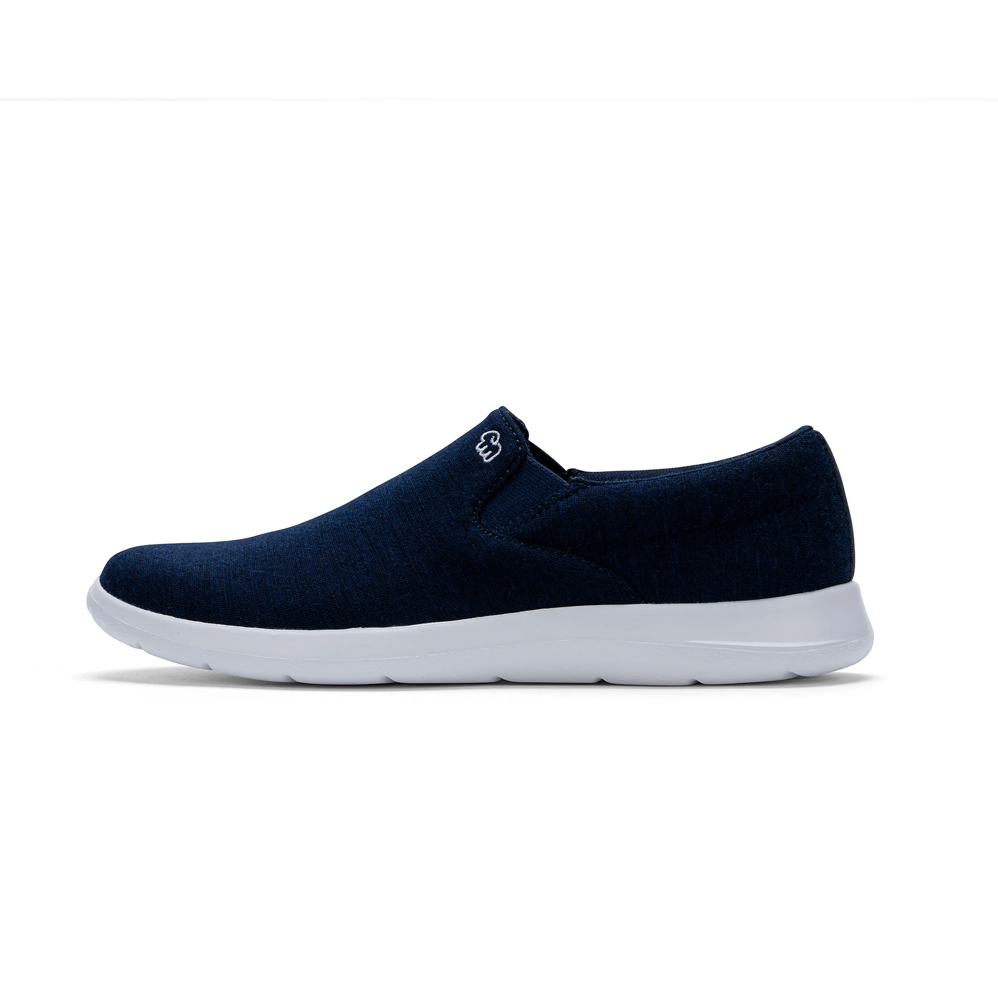 Women's Slip-Ons Navy/White - Image 3