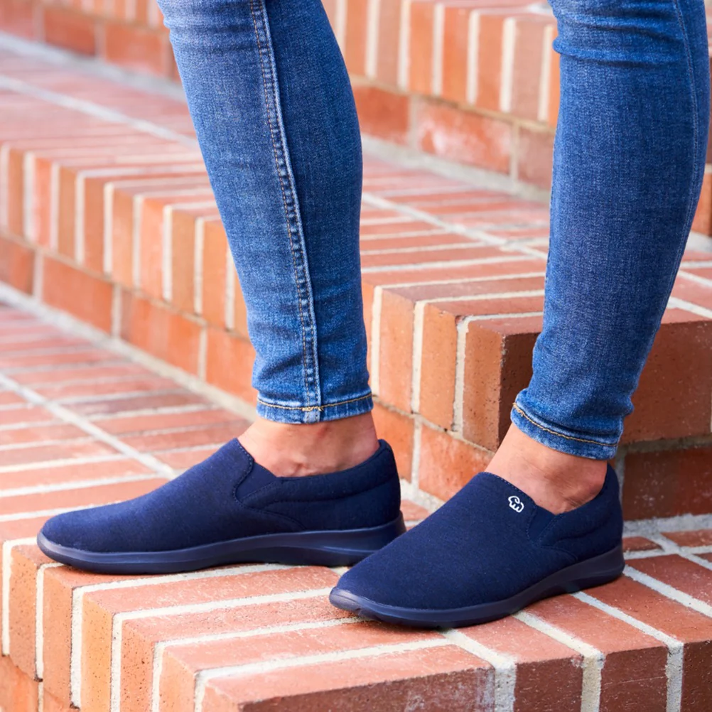 Women's Slip-Ons Navy/Navy - Image 5