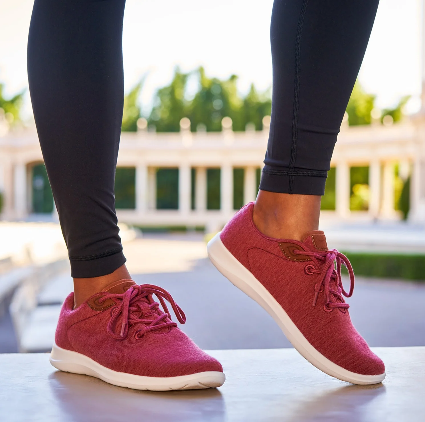 Women's Lace-Ups Tuscan Red - Clearance - Image 6