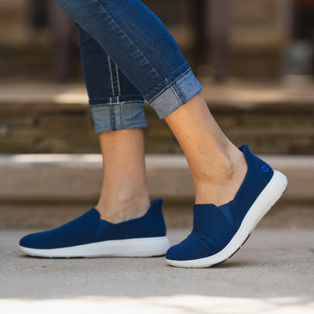 Women's Signature Slip-Ons Oxford Blue - Image 6